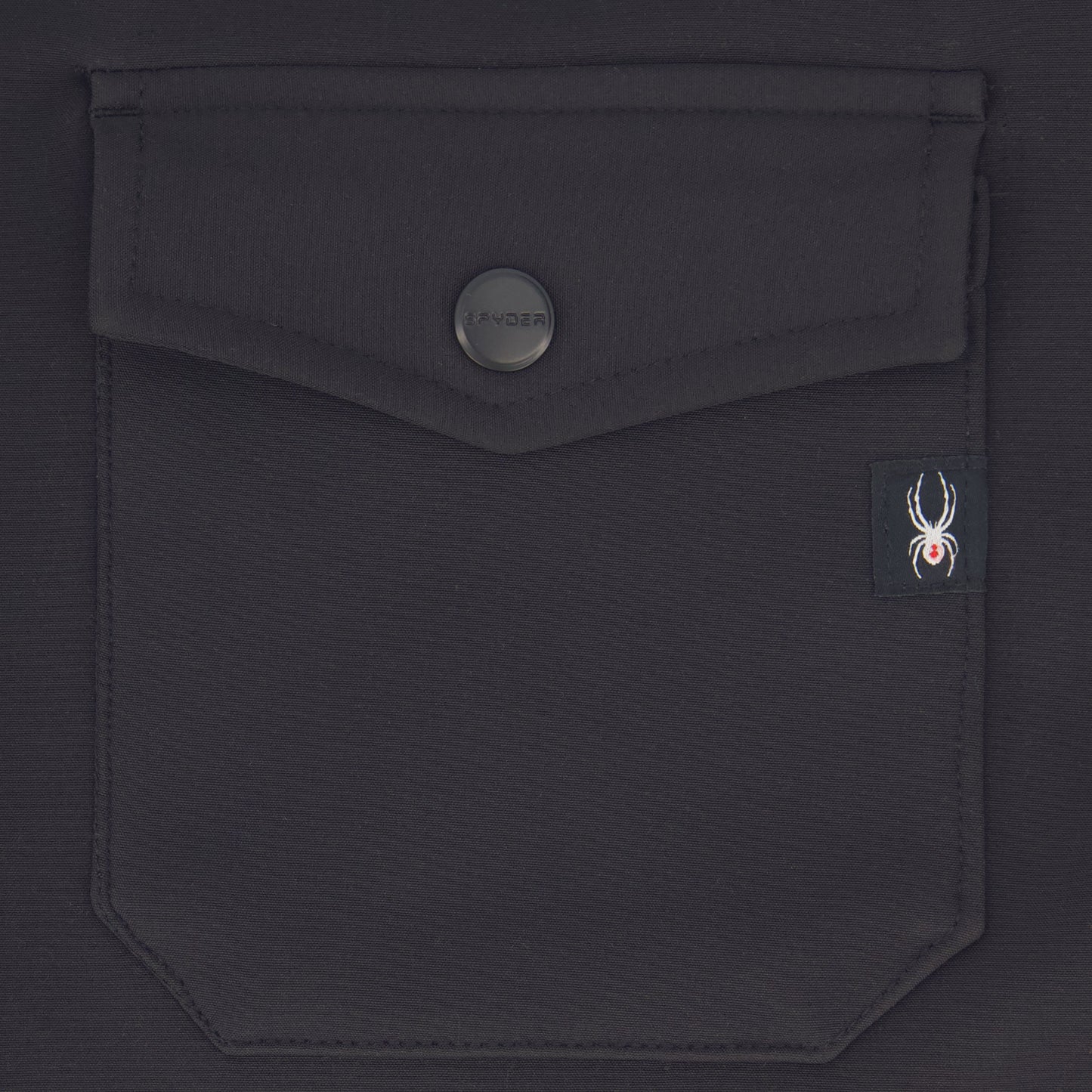 Spyder Men's Bonded Shirt Jacket - Black