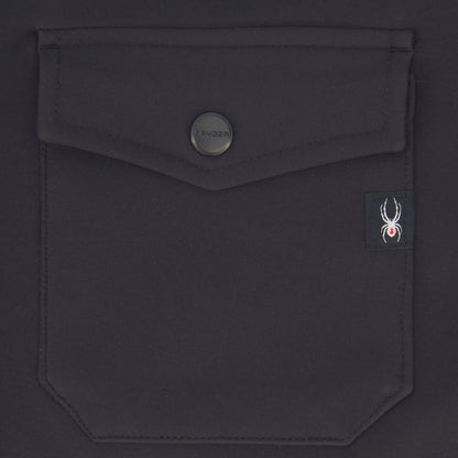 Spyder Men's Bonded Shirt Jacket - Black