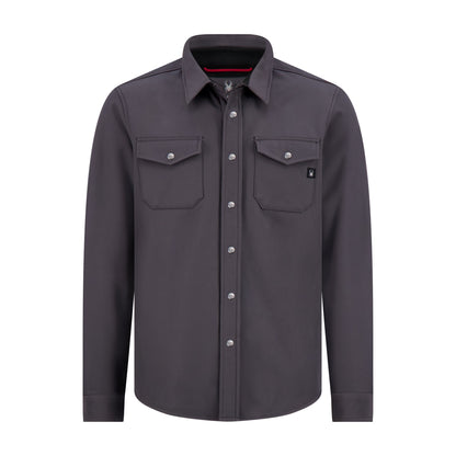 Spyder Men's Bonded Shirt Jacket - Gunmetal