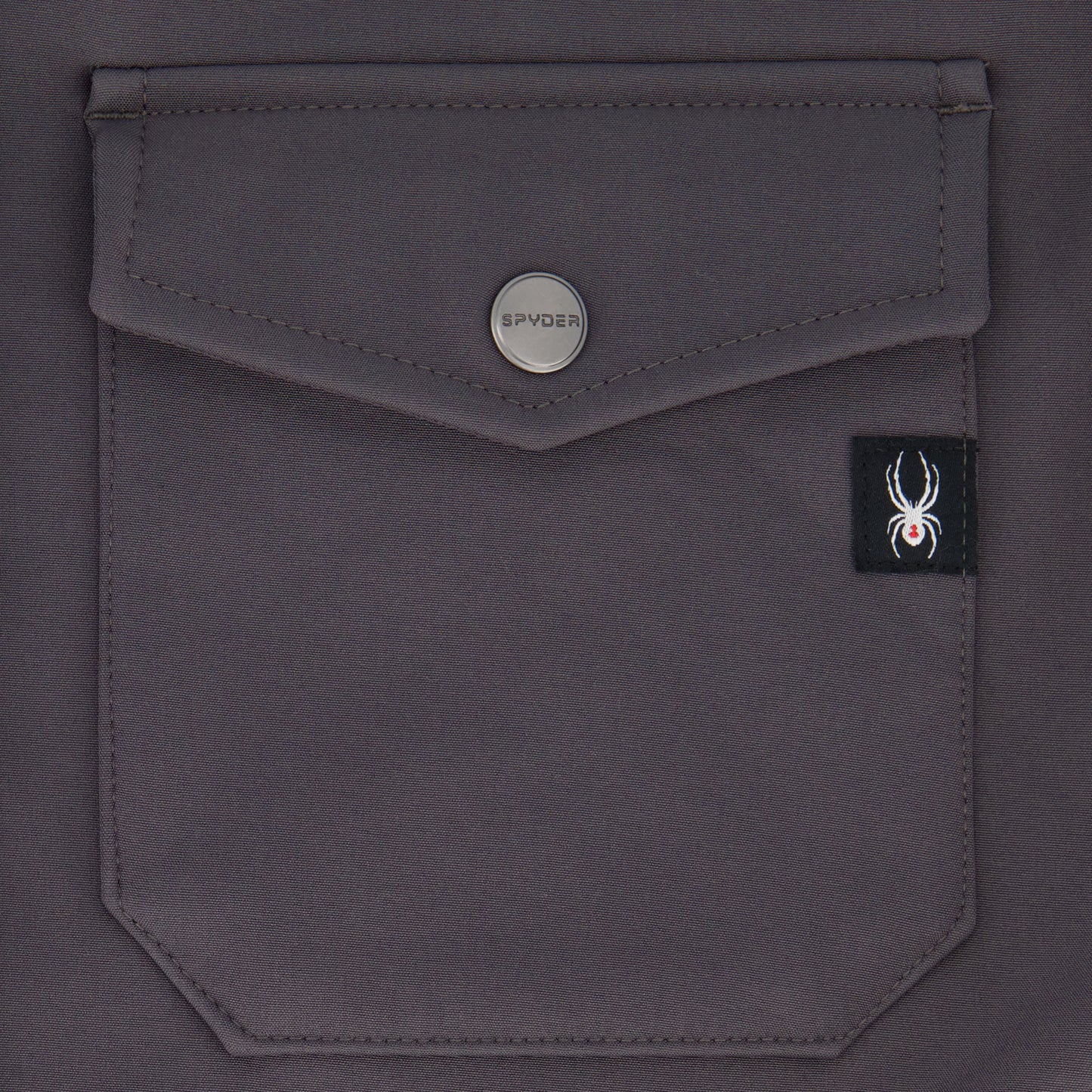 Spyder Men's Bonded Shirt Jacket - Gunmetal