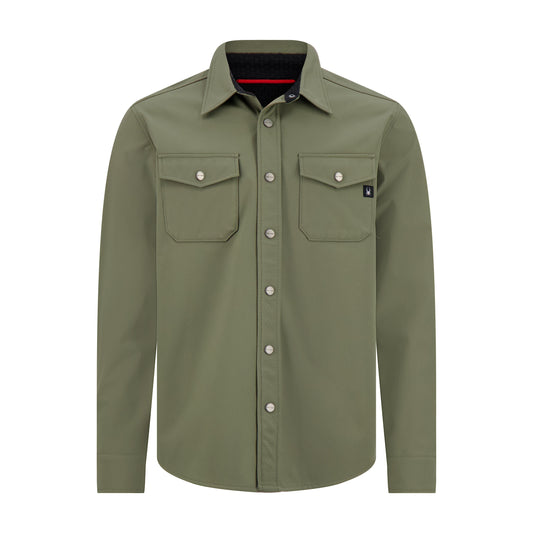 Spyder Men's Bonded Shirt Jacket - Olive