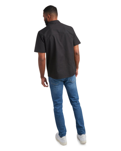 Men's Short Sleeve Ripstop - Black
