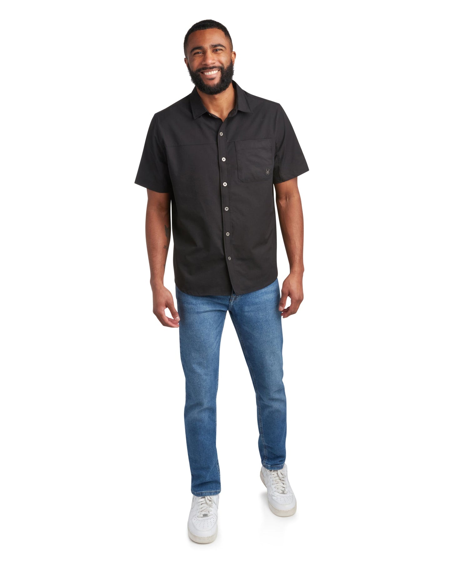 Men's Short Sleeve Ripstop - Black