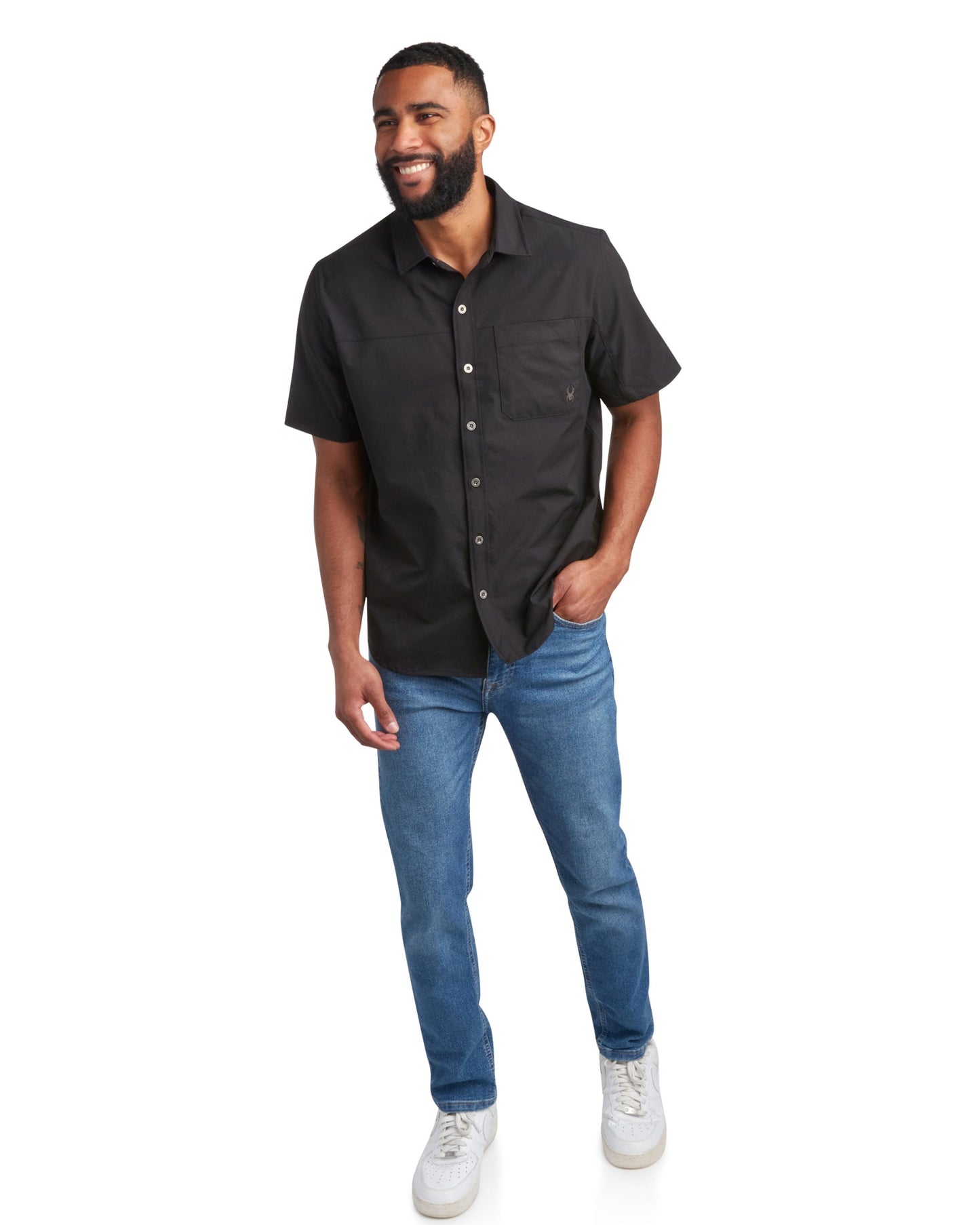 Men's Short Sleeve Ripstop - Black