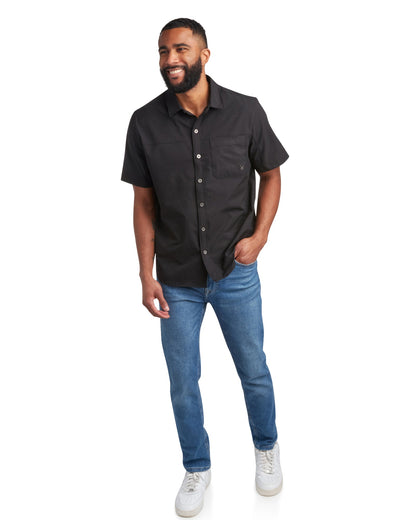 Men's Short Sleeve Ripstop - Black