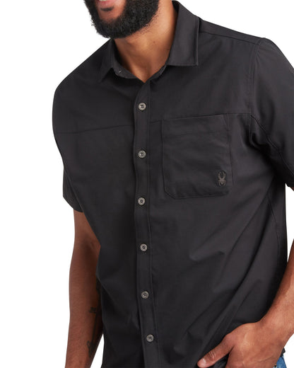 Men's Short Sleeve Ripstop - Black