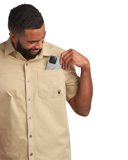 Men's Short Sleeve Ripstop - Khaki