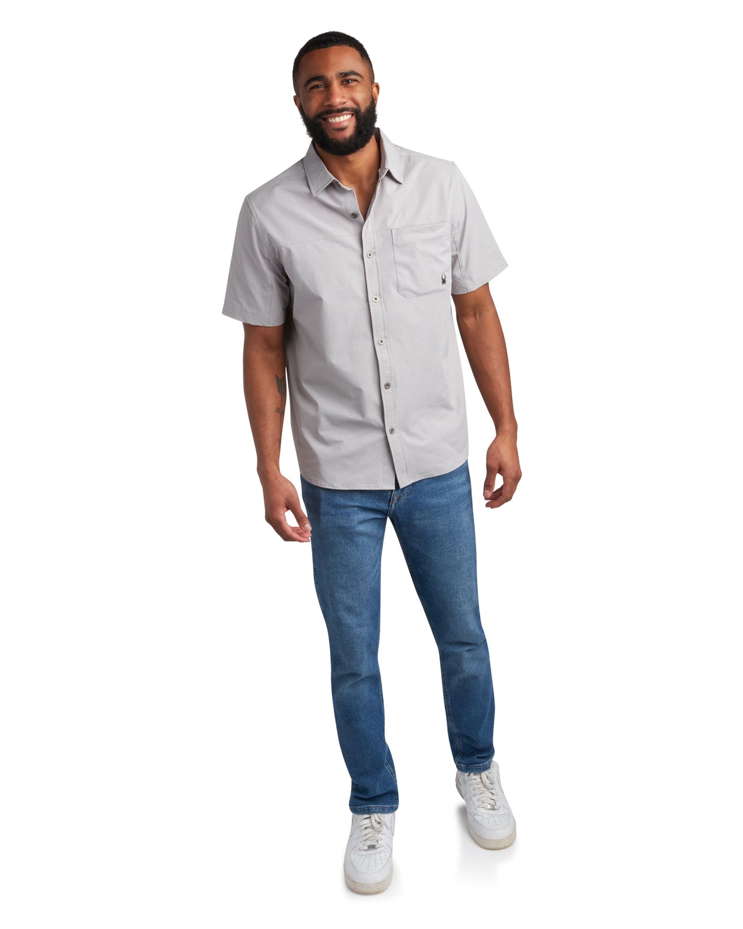 Men's Short Sleeve Ripstop - Pewter