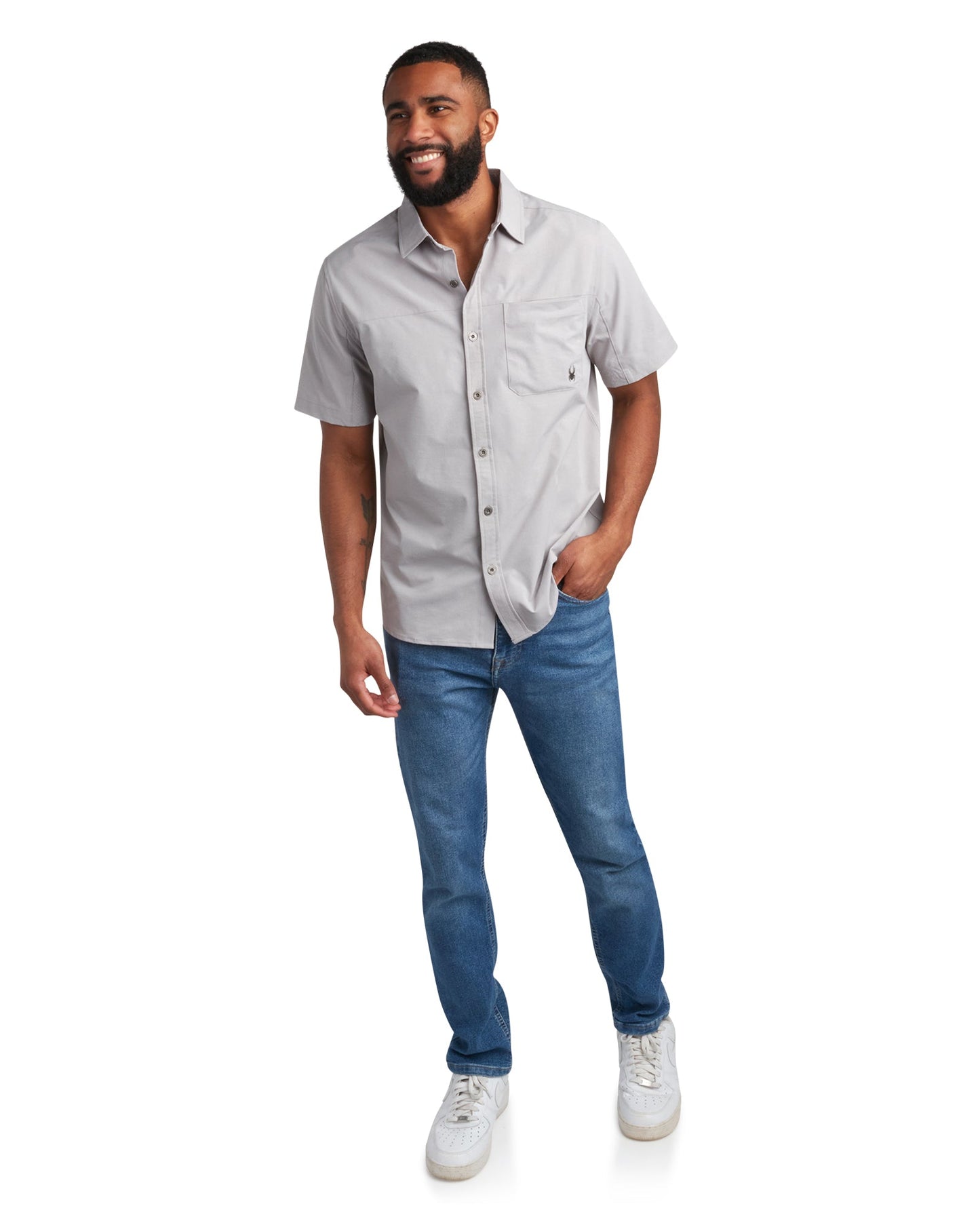 Men's Short Sleeve Ripstop - Pewter