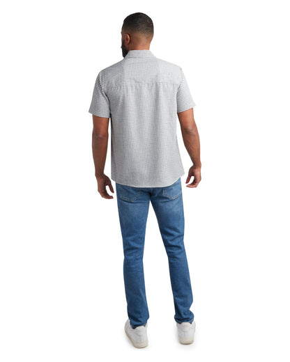 Men's Short Sleeve Check - Grey