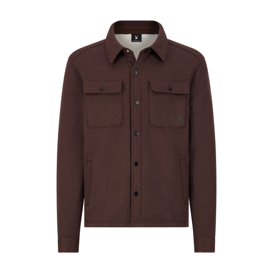 Spyder Men's Sherpa Shacket - Cocoa
