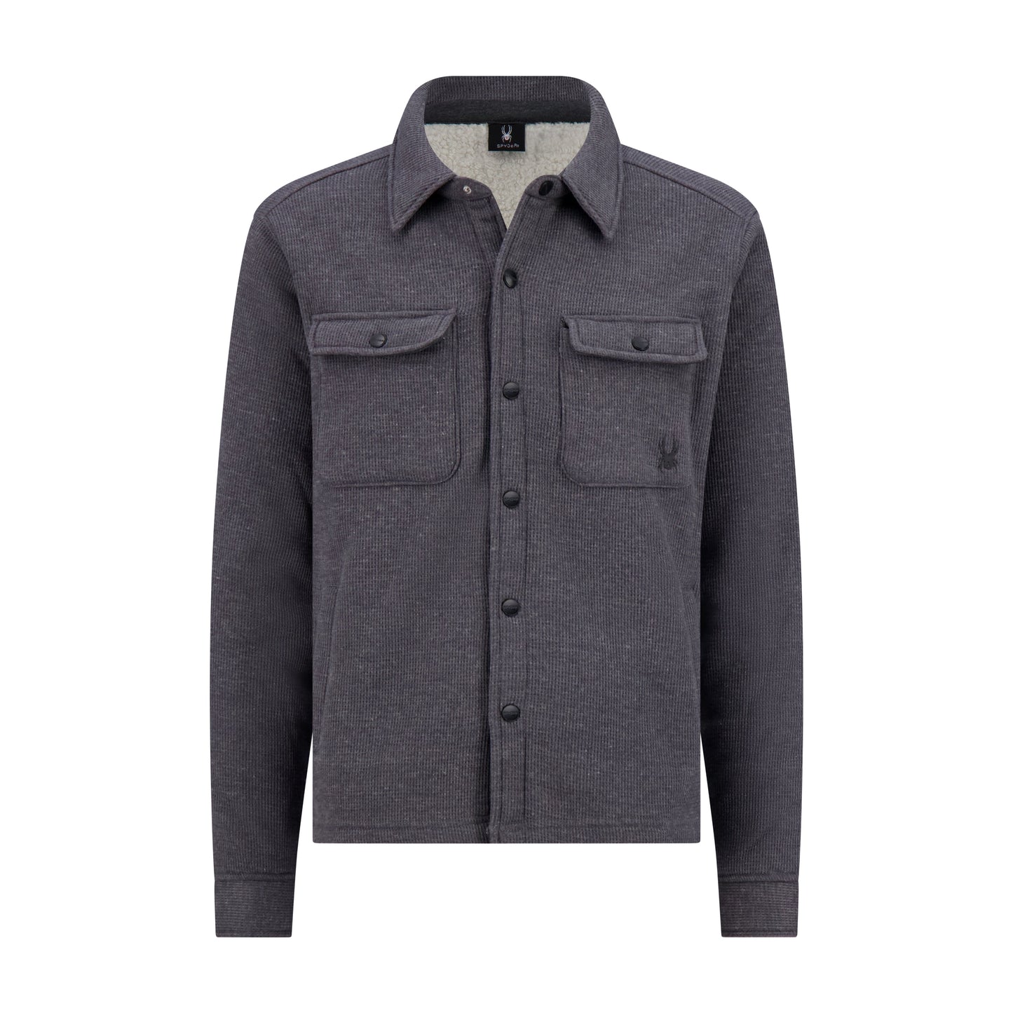 Spyder Men's Sherpa Shacket - Gunmetal