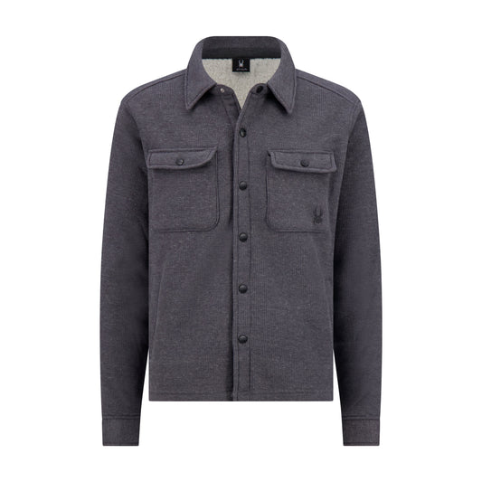 Spyder Men's Sherpa Shacket - Gunmetal
