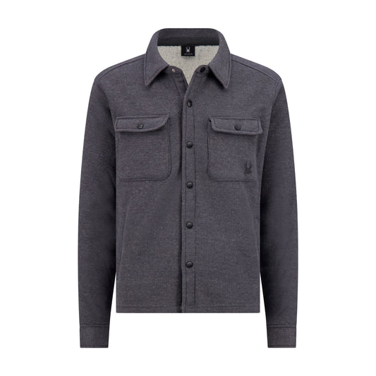 Spyder Men's Sherpa Shacket - Gunmetal
