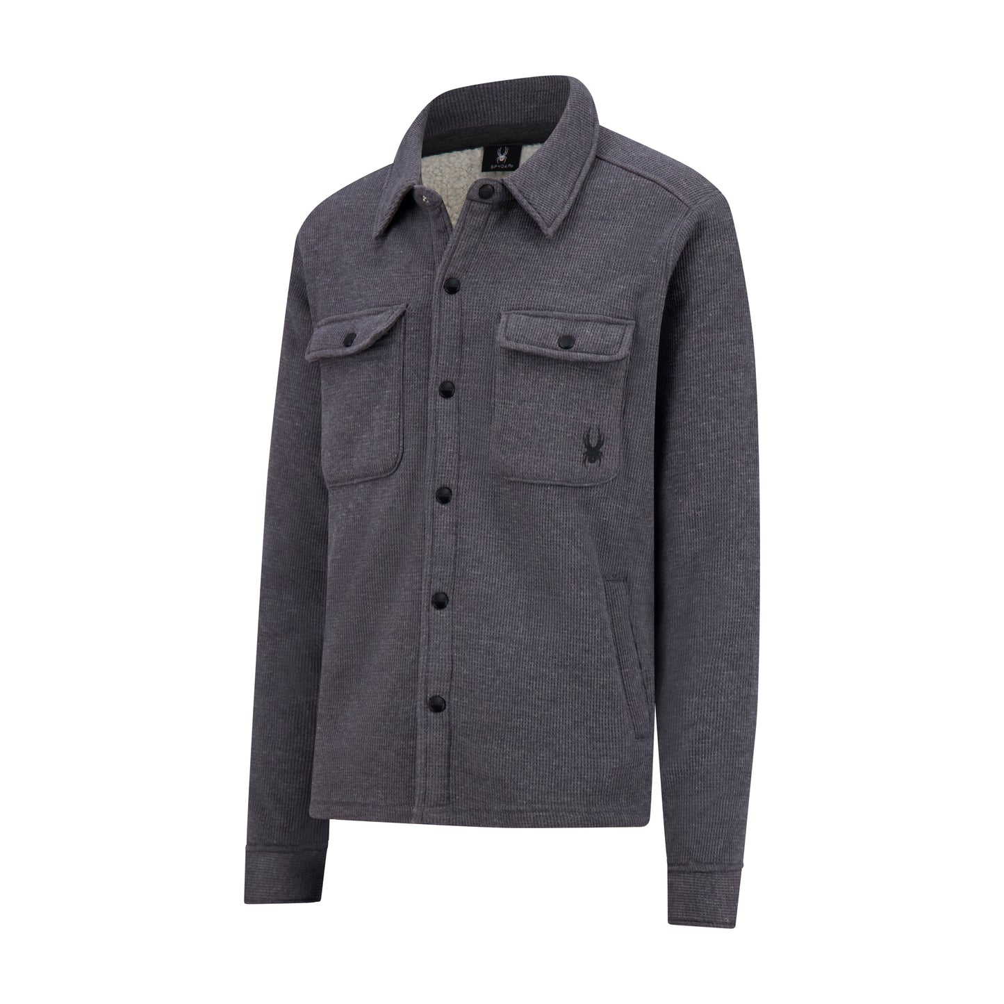 Spyder Men's Sherpa Shacket - Gunmetal