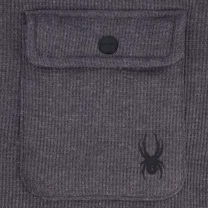 Spyder Men's Sherpa Shacket - Gunmetal