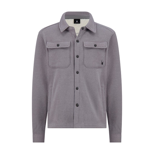 Spyder Men's Sherpa Shacket - Smoke Grey