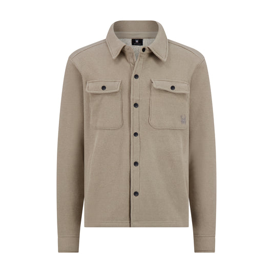 Spyder Men's Sherpa Shacket - Stone