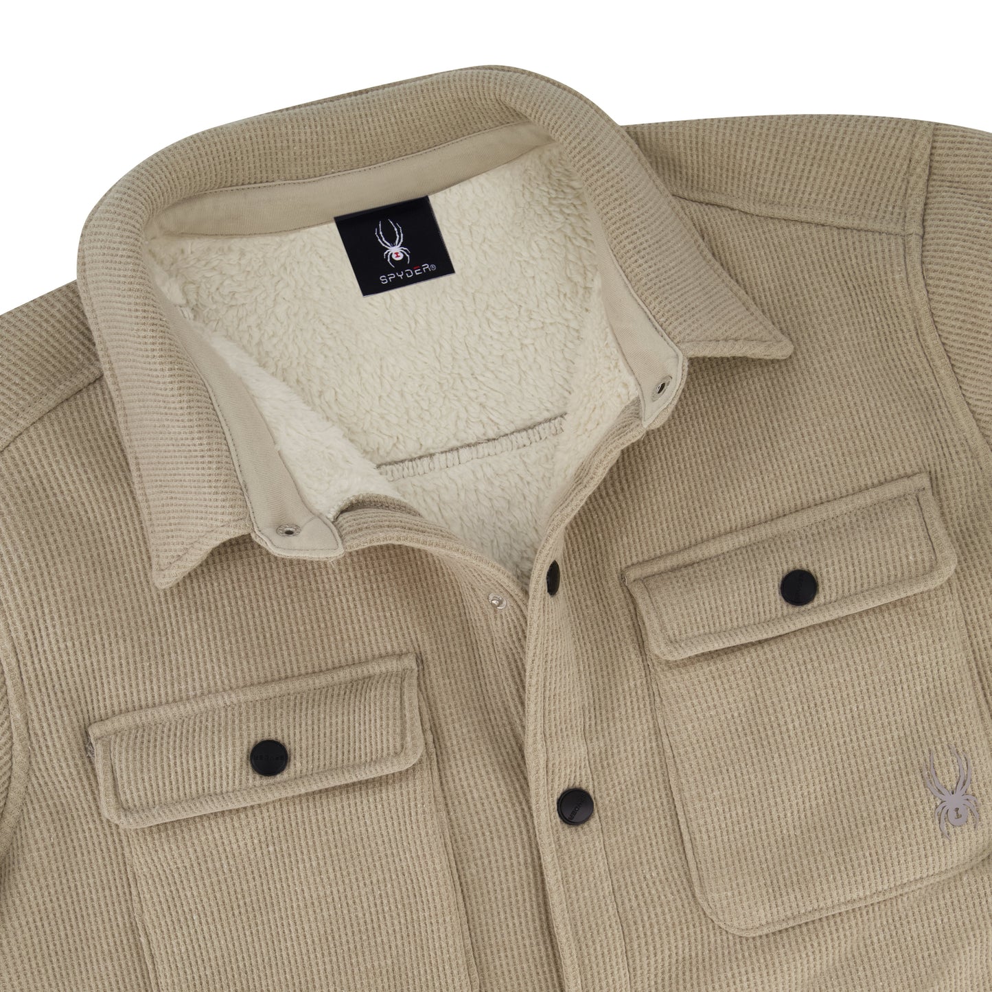 Spyder Men's Sherpa Shacket - Stone