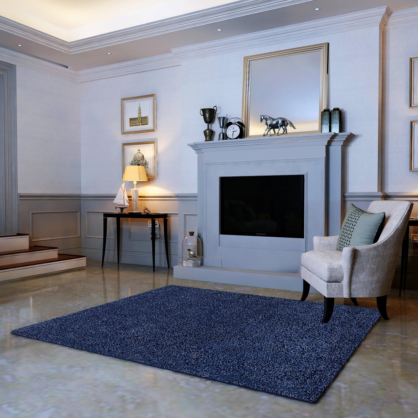 Elegant Comfort 5' x 7' -  8' x 10' Rectangle Shaggy Area Rug