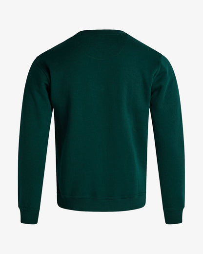 Men's Fleece Crew - Forest Green