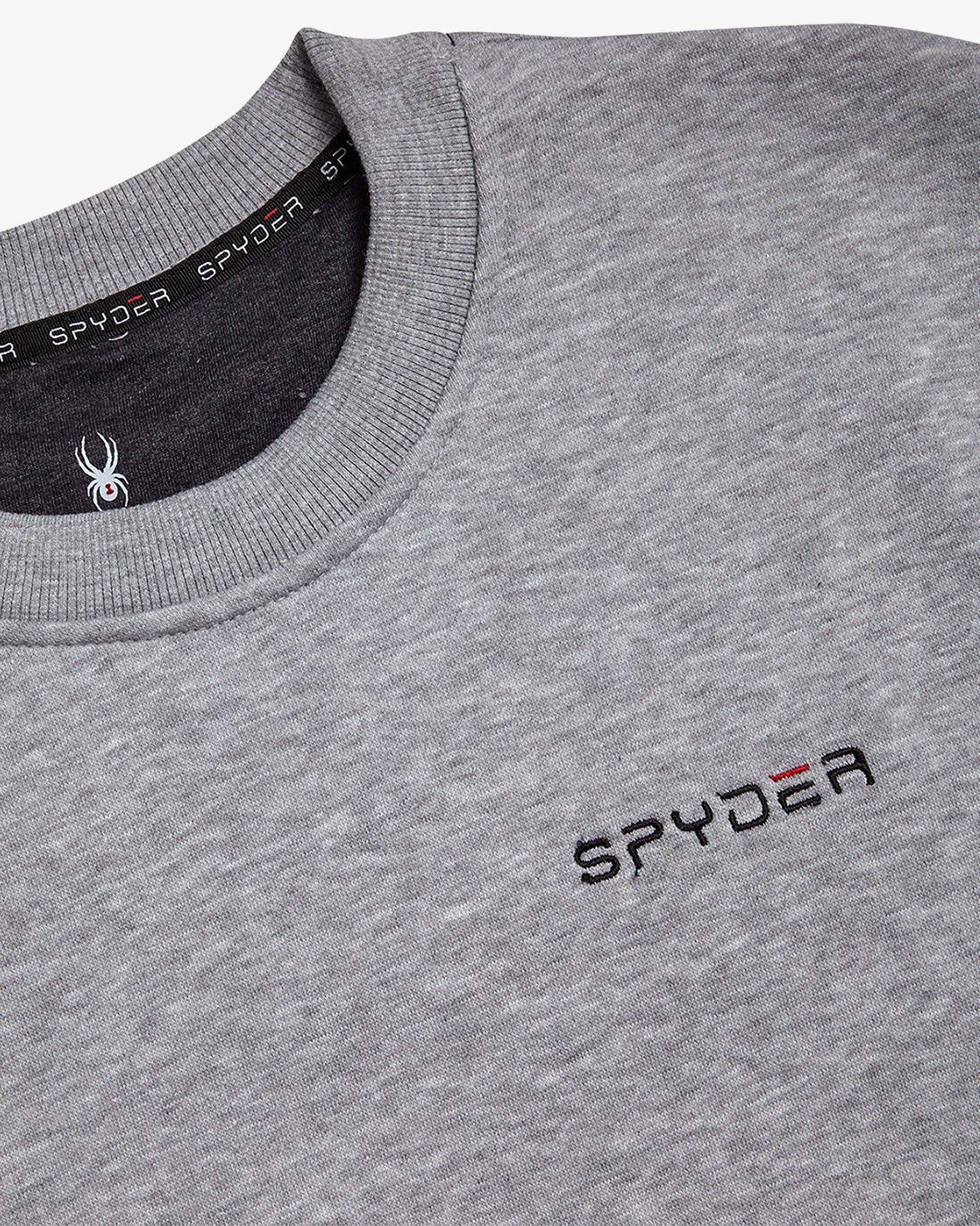 Men's Fleece Crew - Light Grey Heather