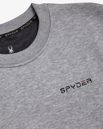 Men's Fleece Crew - Light Grey Heather