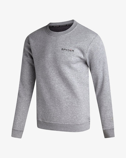 Men's Fleece Crew - Light Grey Heather