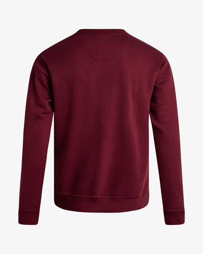 Men's Fleece Crew - Mahogany