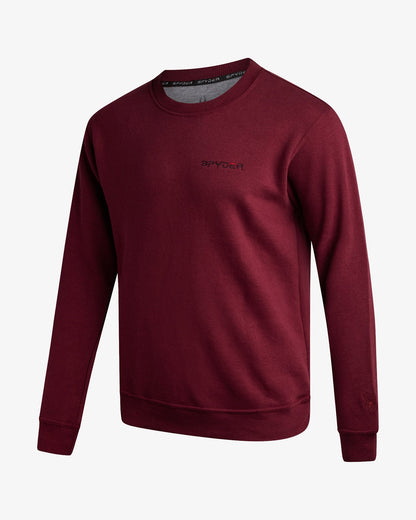 Men's Fleece Crew - Mahogany