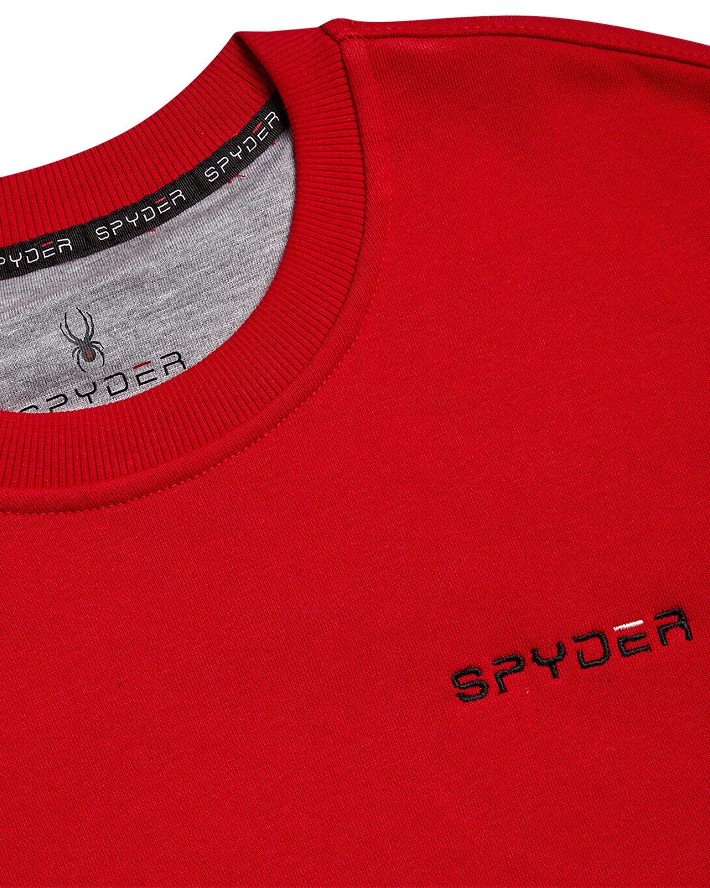 Men's Fleece Crew - Spyder Red