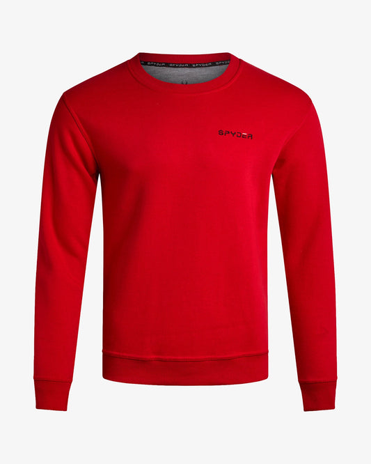 Men's Fleece Crew - Spyder Red