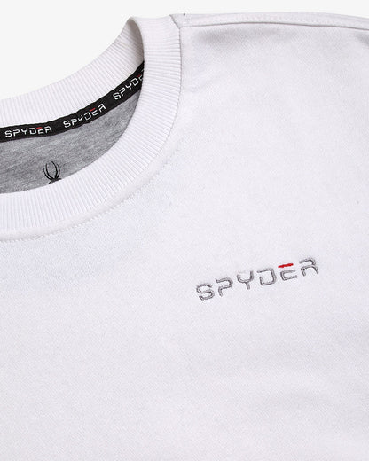 Men's Fleece Crew - White