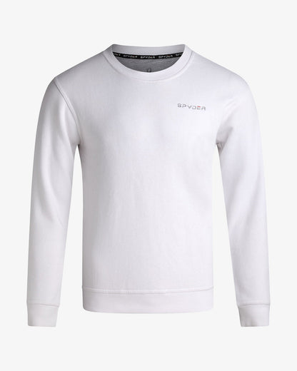 Men's Fleece Crew - White