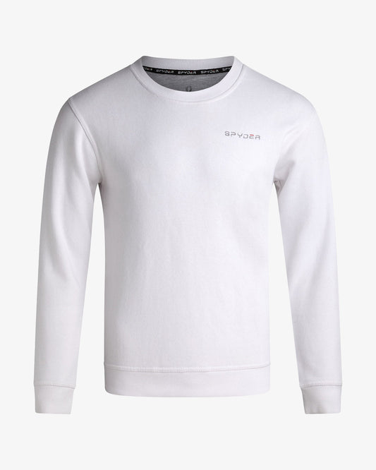 Men's Fleece Crew - White