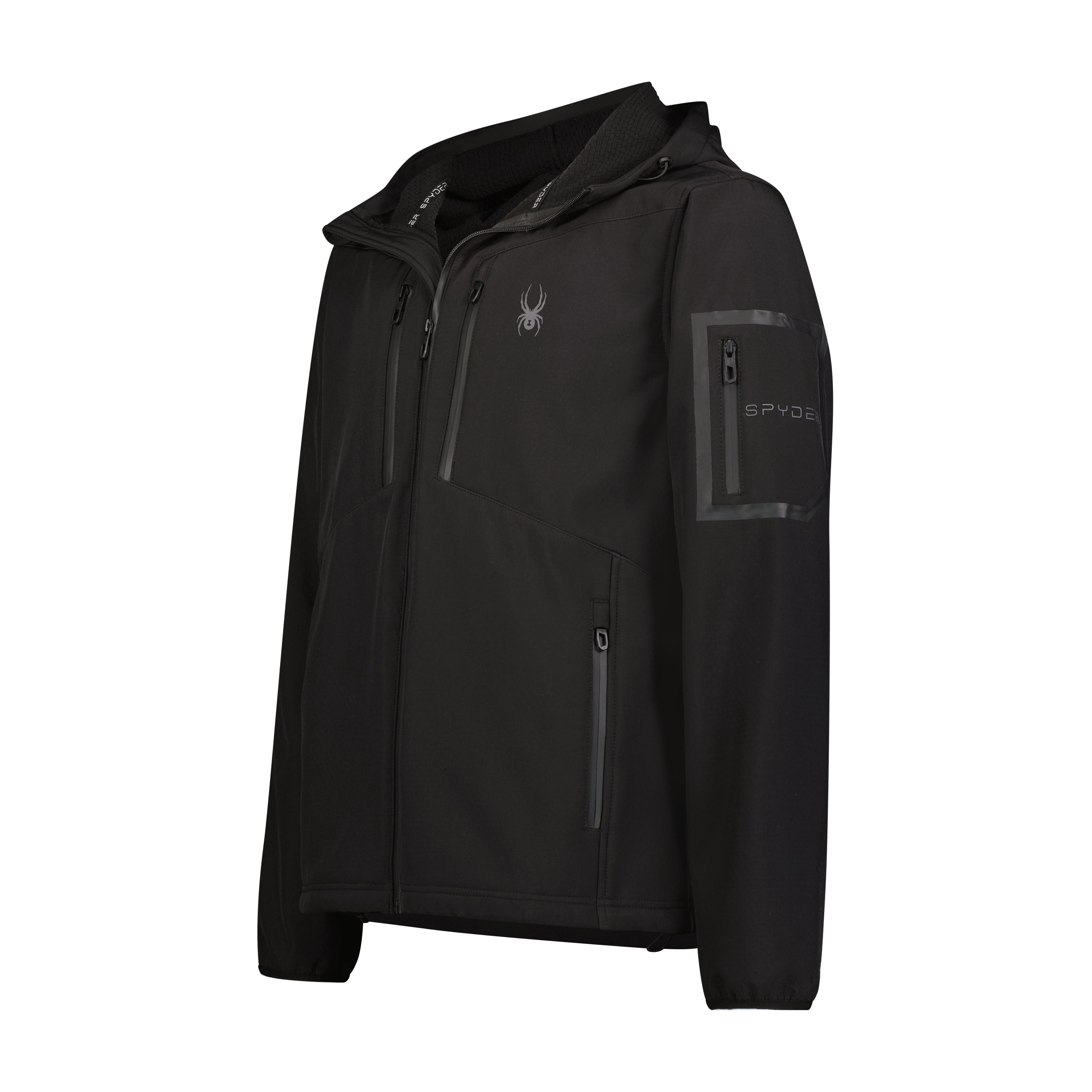 Spyder Men's Softshell Woven Jacket - Black – Zulily