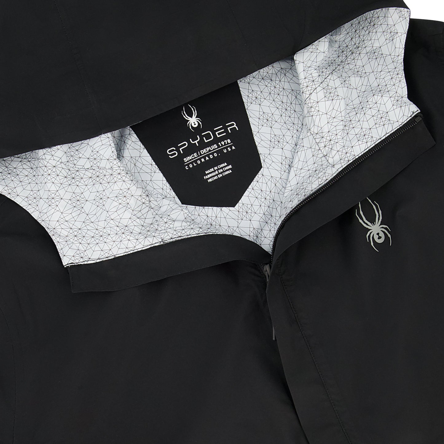 Men's Cloudy Day Rain Jacket - Black