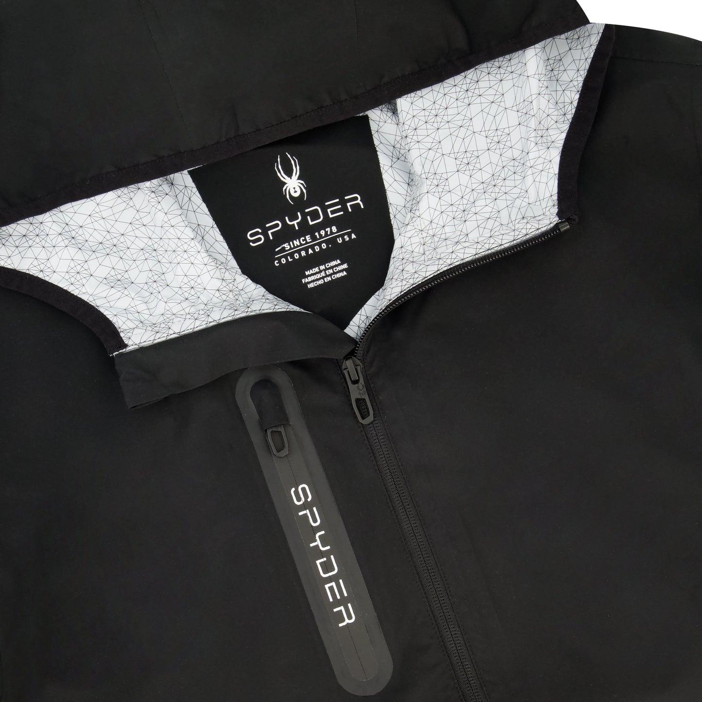 Men's Mountain Mist Rain Jacket - Black