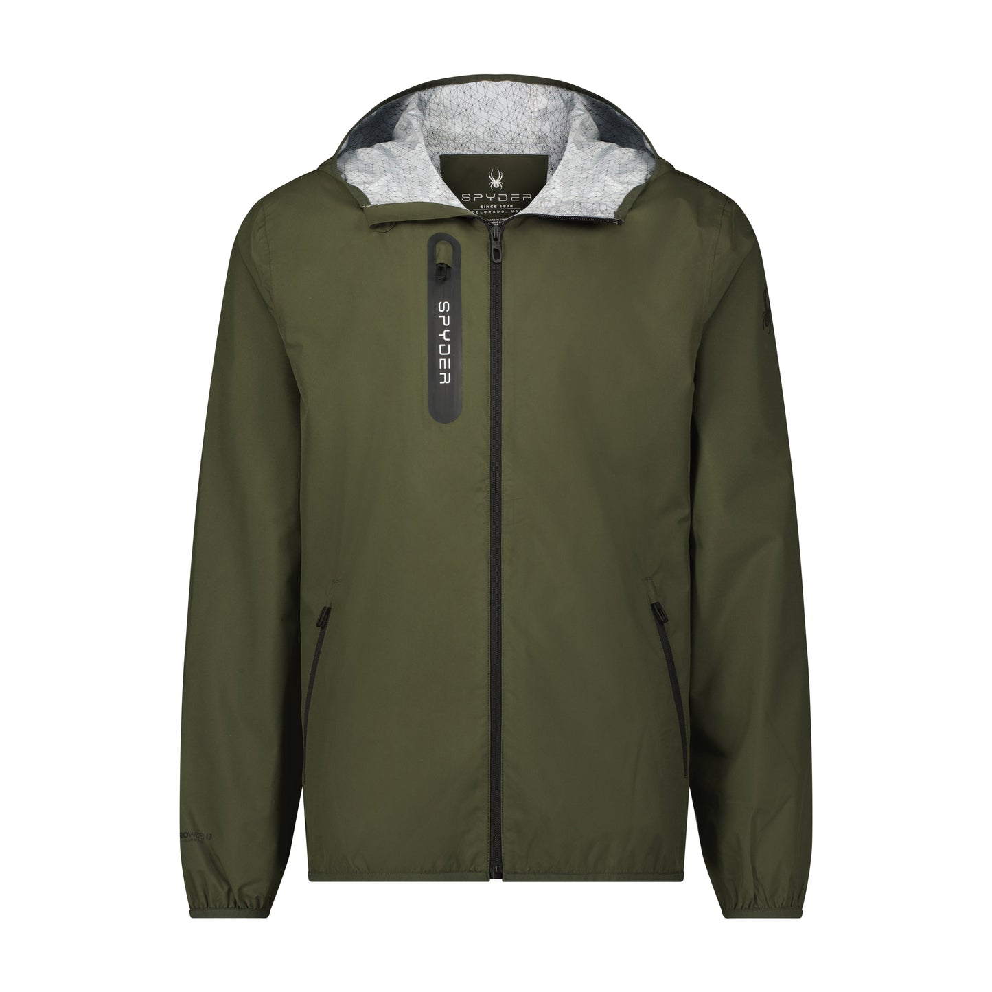Men's Mountain Mist Rain Jacket - Olive