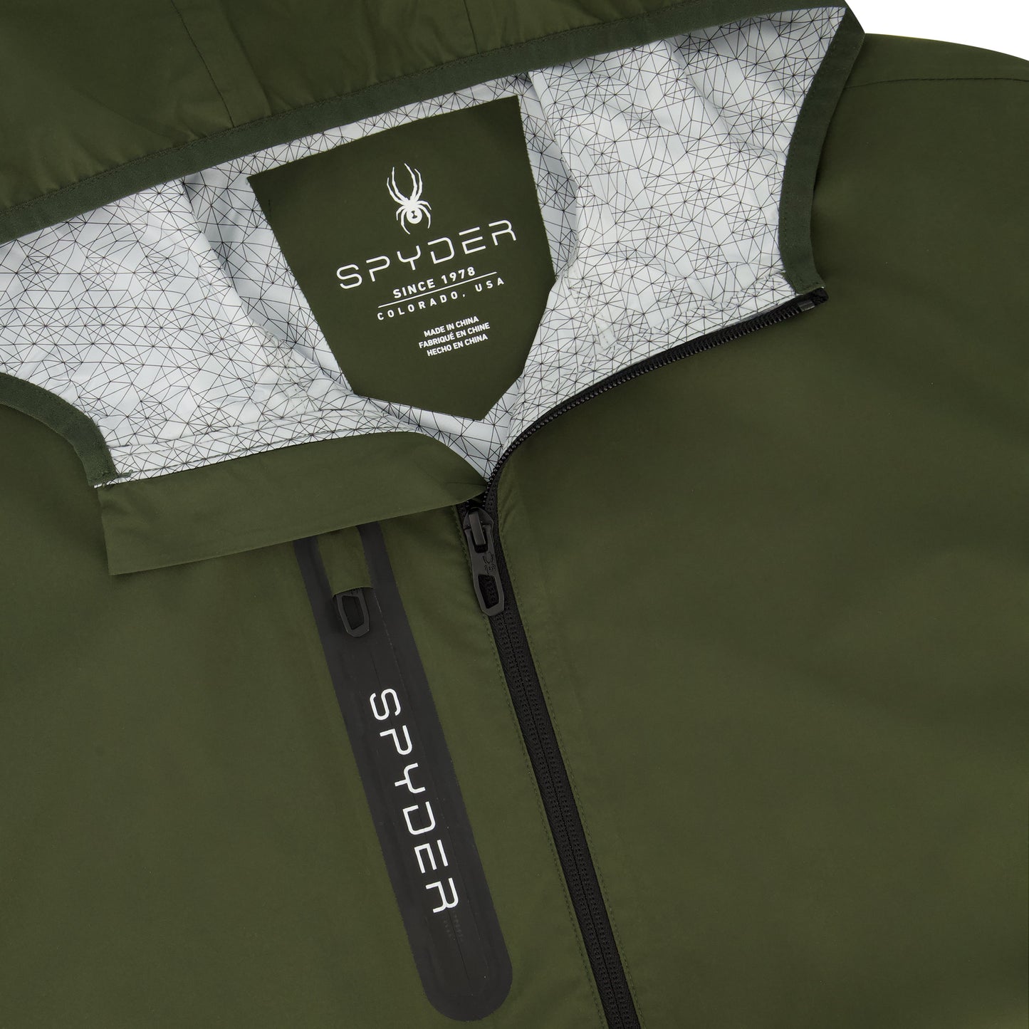 Men's Mountain Mist Rain Jacket - Olive
