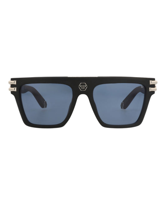Philipp Plein Aviator-Frame Metal Sunglasses
