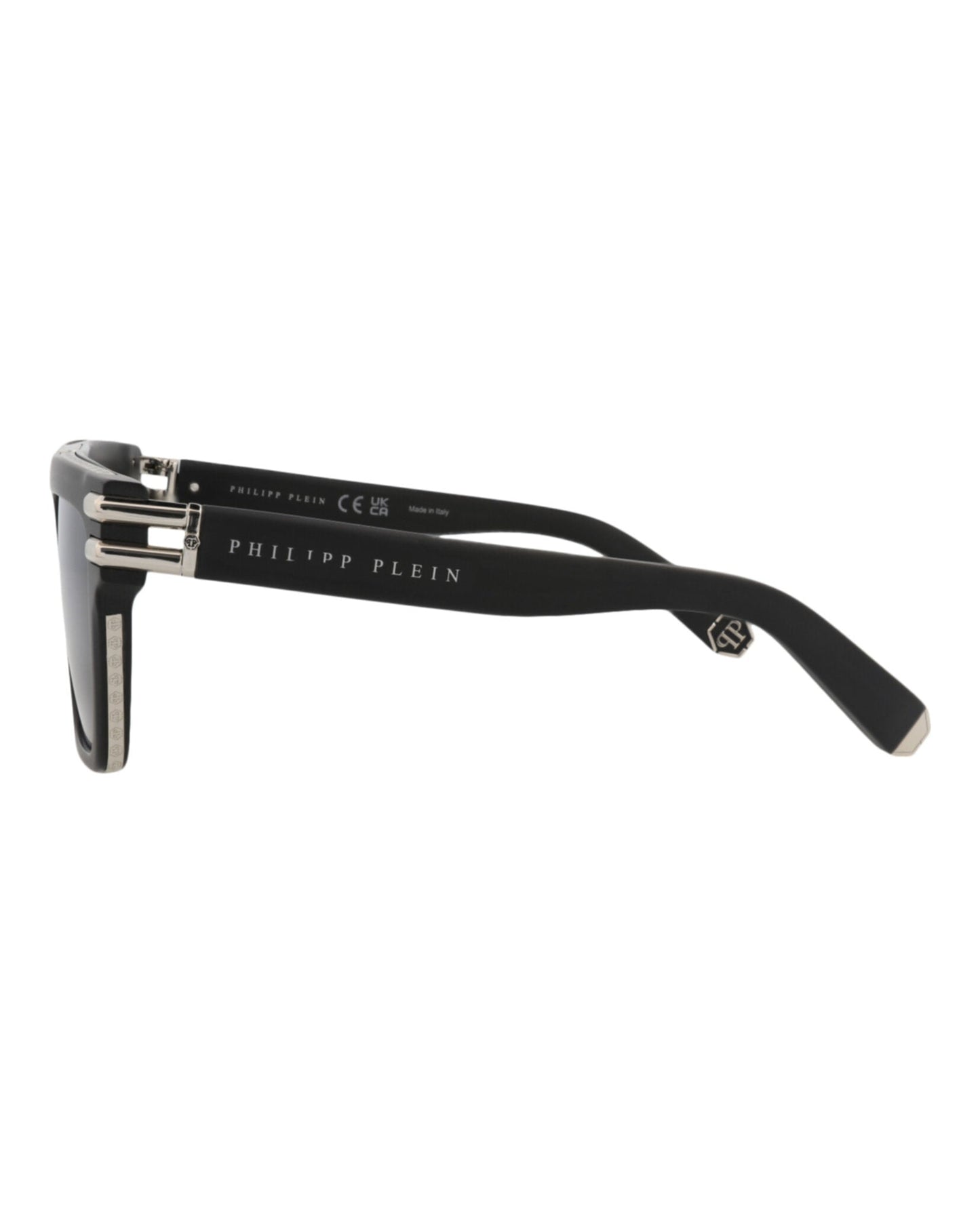 Philipp Plein Aviator-Frame Metal Sunglasses