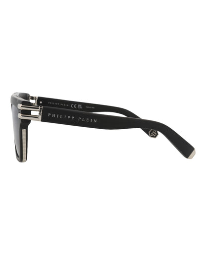 Philipp Plein Aviator-Frame Metal Sunglasses