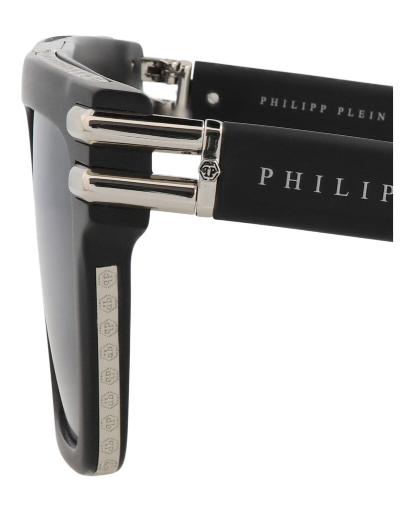 Philipp Plein Aviator-Frame Metal Sunglasses