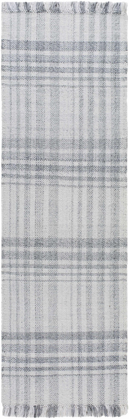 Inara Gray Plaid Area Rug