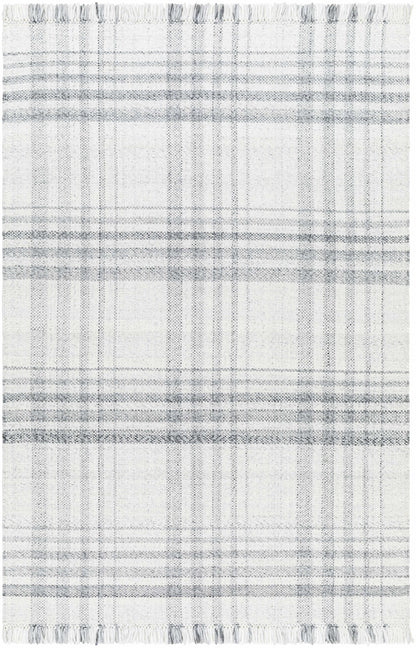Inara Gray Plaid Area Rug