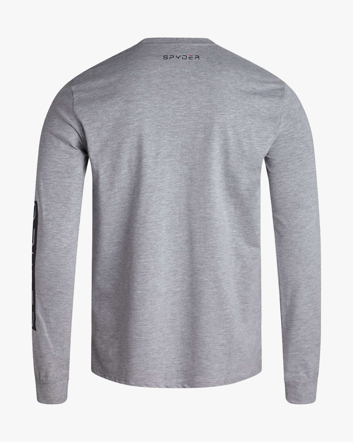 Men's Split Logo Long Sleeve - Heather Grey