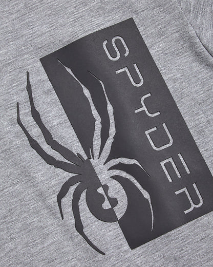 Men's Split Logo Long Sleeve - Heather Grey