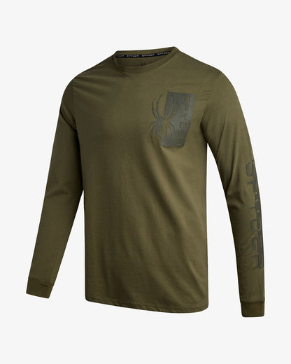 Men's Split Logo Long Sleeve - Sage