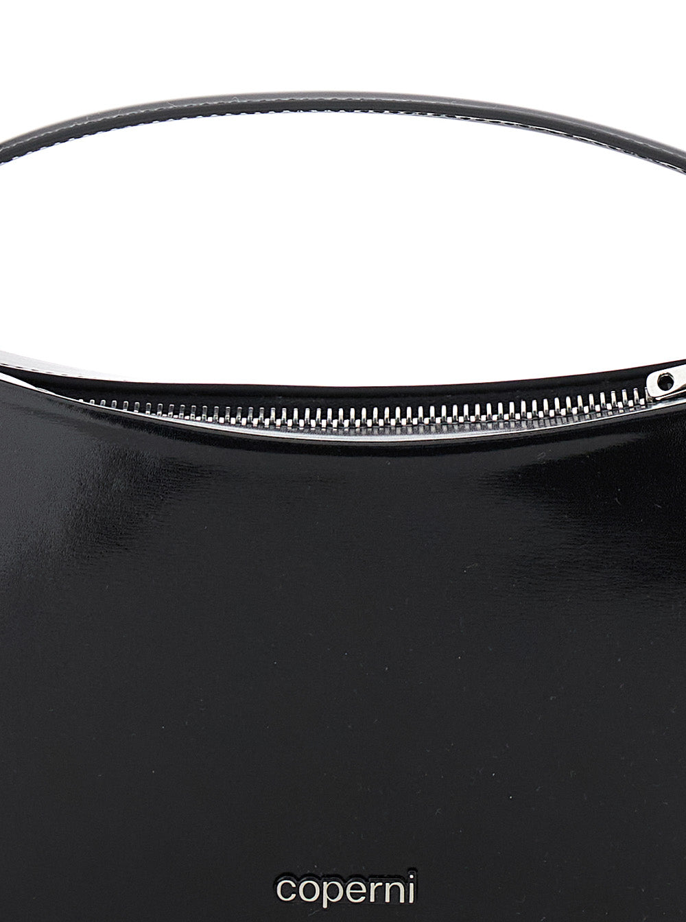 Black Handbag With Logo Detail